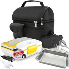 SET BORSA Termica + SPICE Amarillo inox Trio Scaldavivande Doppio Voltaggio vas