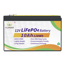 Bateria litowa 12V 10AH LiFePO4 Bateria BMS Power wheel Fishfinder Lampa alarmowa