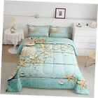Seashell Starfish Comforter Set Size,Rustic Wooden Plank Bedding King Wws8997