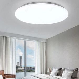 Lámpara de techo LED Lámpara de techo Baño Lámpara de baño IP44 Cocina Pasillo Lámpara 12W-60W - Imagen 1 de 245