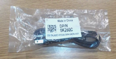 Dell 3Ft Power Mickey Mouse Style Cord DP/N 0K260C - Sealed Package - Image 1 of 3