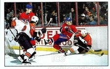 1989-90 Panini Stickers #298 Mark Howe, Rick Tocchet, Larry Robinson