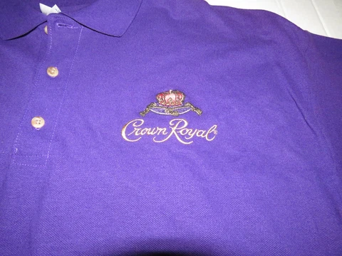 Kurt Busch Crown Royal #97 Embroidered Polo Shirt Sz XL Nascar Canadian Whisky Cover