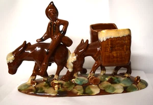 De colección. Figura Royal Hager "Old Miner" Plantador Burros Cestas Tonos Tierra #479 - Imagen 1 de 10