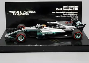 Mercedes W08 F1 World Champion 2017 - Lewis Hamilton Minichamps 1/43 - Picture 1 of 8