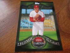 steve carlton (phil. phillies) 2009 TOPPS LEGENDS OF THE GAME card #LG - SC mint