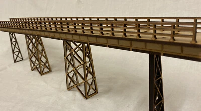KOLAT CREATIONS Milwaukee Railway Train Bridge Model Kit 590mm Scenery, Viaduct. OO/HO Gauge