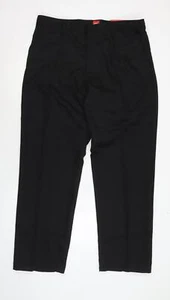 Slazenger Mens Black Cotton Trousers Size 38 in L33 in Regular Zip - Picture 1 of 10