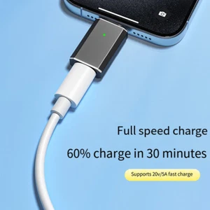 Cable Converter Charging Adapter Charger For iPhone Male iPad Female to Type C - Photo 1 sur 7