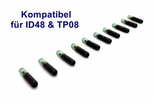 2x Transponder Wegfahrsperre für Audi VW Seat Skoda kompatibel für ID48 & TP08 - Bild 1 von 1
