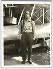 U.S.A., W.C. Tomlinson, seaplane racer  Vintage .  Tirage argentique  15x2