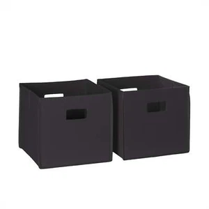 2pc Fabric Collapsible Storage Cube Organizers with Handles - Picture 1 of 5