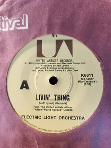Electric Light Orchestra "Livin' Thing" 1976 UNITED ARTISTS Oz 7" 45rpm - Picture 1 of 2