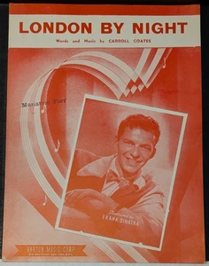 Frank Sinatra - London By Night Noten 1950 Barton Music Corp. selten - Bild 1 von 4