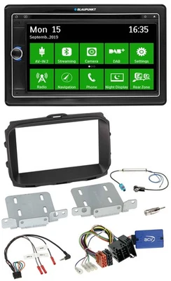 Blaupunkt Bluetooth 2DIN Lenkrad DAB USB TMC Navigation für Alfa Romeo Giulietta - Bild 1 von 4