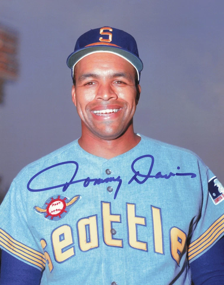 Tommy Davis Autographed Signed 8x10 Photo Seattle Pilots - Image 1 of 1