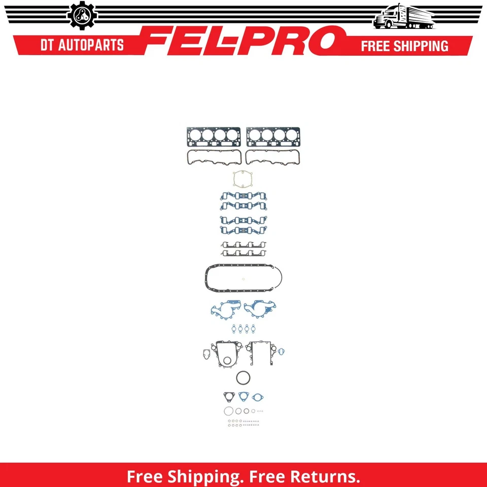 Juego de juntas de motor Fel-Pro 1995 1996 para GMC C1500 1994-1997 6,5 L V8 Foto 1 de 1