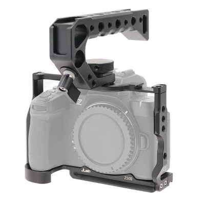 Camera Video Cage with Top Handle Grip f for Nikon Z50II for Arca Swiss Camera - Image 1 of 4