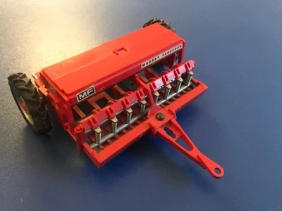 Britains Massey Ferguson MF 130 Multi Purpose Seed Drill red  1:32 - Image 1 of 3