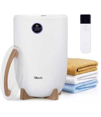 Calentador de toallas de lujo Winado 20L cubo calentador de toallas de baño grande con luz LED Foto 1 de 4