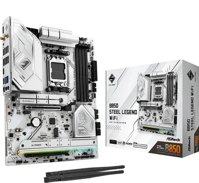 ASRock B850 Steel Legend WiFi Mainboard - Bild 1 von 4