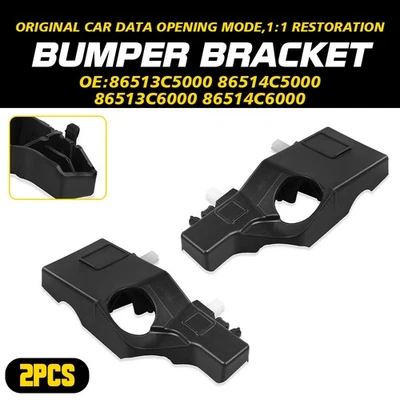 Soporte de soporte de retención de parachoques delantero izquierdo + derecho para Kia Sorento 2016-2020 2 piezas Foto 1 de 4