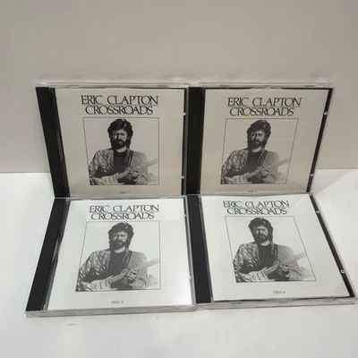 Crossroads - Eric Clapton (CD 1988) 4 CD's NO Box Excellent Fast FREE Shipping - Image 1 of 4
