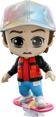 Cosbaby Regreso al Futuro PARTE 2 Marty McFly Pequeña Figura Roja Sin Escala Hot Toys Foto 1 de 2