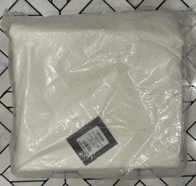 Threshold McGee Raw Edge Hemstitch KING Duvet Cover Set Cotton Slub Light White - Image 1 of 4