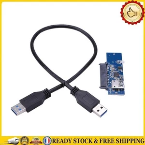 New USB 3.0 To 2.5in SATA 7+15Pin Hard Drive Adapter For SATA 3.0 SSD&HDD - Afbeelding 1 van 6