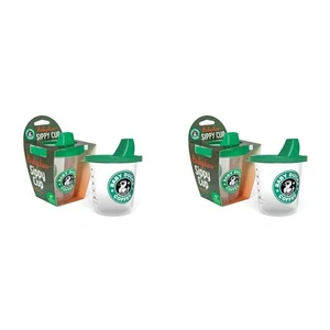 2PK Gamago Babychino 207ml Sippy Cup Baby/Toddler Water Juice Drinkware Mug 6m+ - Picture 1 of 2