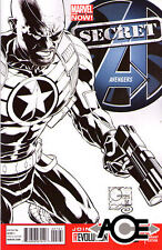 SECRET AVENGERS #1 - Marvel Now! - QUESADA SKETCH VARIANT COVER 1:150