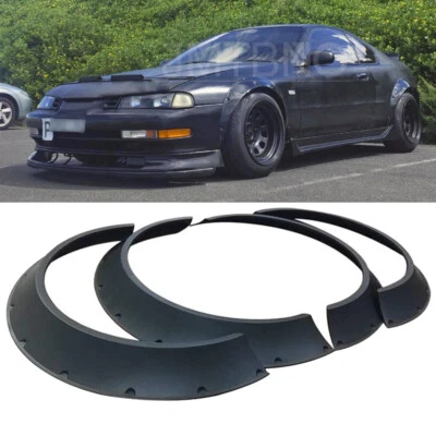 Kit de arcos de rueda 4 piezas para guardabarros con llamaradas extra anchas para Honda Prelude 1979-2001 Foto 1 de 4
