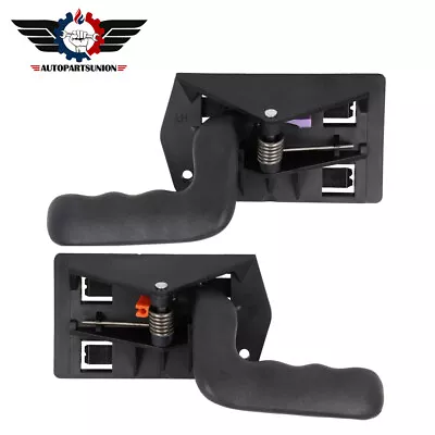 Front Interior Door Handle Set For Chevrolet Silverado 1500 1999-2006 Chrome - Изображение 1 из 4