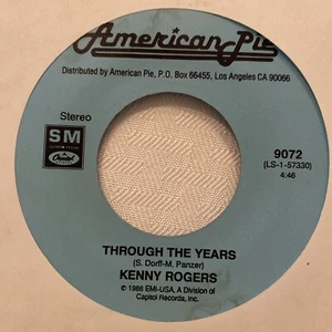 Kenny Rogers 45 Through the Years / We've Got Tonight  NEW unplayed rock - Picture 1 of 3
