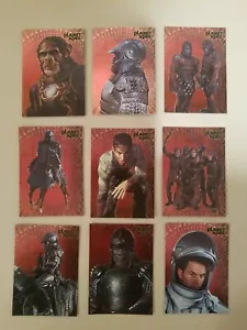 9 Planet Of The Apes Movie Embossed Relief Print Inserts Krull Wahlberg Warriors - Picture 1 of 2