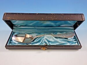 Japanese by Tiffany & Co. Sterling Silver Pap Invalid Spoon 7" in original box