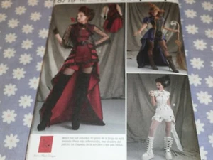 SIMPLICITY 8719 MISSES STEAMPUNK GOTHIC WITCH VAMPIRE COSTUME PATTERN-UNCUT-6-14 - Picture 1 of 3