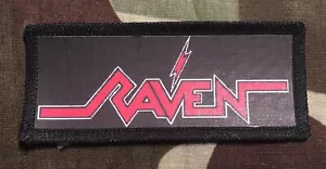 Raven Logo Neu ohne Karton bedruckter Aufnäher R023P - Bild 1 von 2