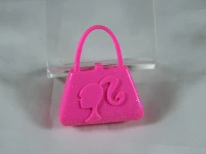 Barbie Mattel Tasche pink mit Barbie Logo ca 2,5 cm breit - Bild 1 von 1