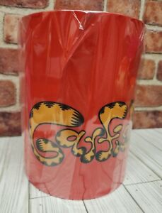  9" Garfield Lampshade ~ Retro Red Style Fun Cat Letter Design Font ***No Finial