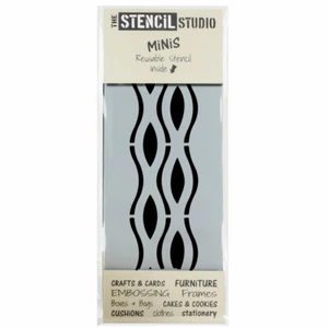 Stencil MiNiS -Sea Drift Pattern Stencil -Reusable stencils for Crafts DIY 10686 - Picture 1 of 3