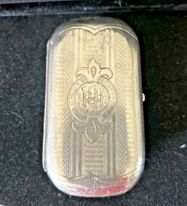 Ornate 19th Century Antique Russian Karl Verlin Silver Snuff Box 70g - Picture 1 of 9