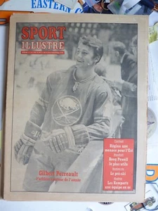 VINTAGE SPORTS NEWSPAPER SPORT ILLUSTRE 1970 BUFFALO SABRES GILBERT PERREAULT #3 - Picture 1 of 6