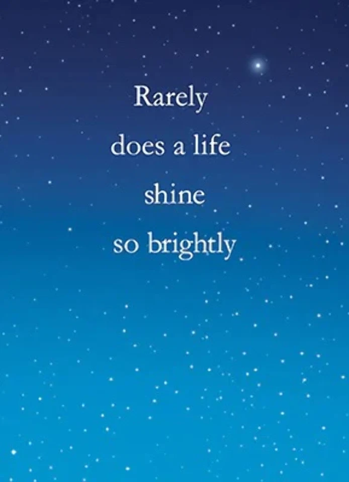 Sympathy Greeting Card - Rarely Does a life... - Image 1 of 2