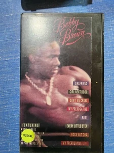 Bobby Brown HIS PREROGATIVE VHS VIDEOTAPE Tested Former Rental - Imagen 1 de 4