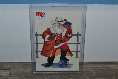 1992 PRO SET NFL GIANTS SANTA CLAUS CARD - Image 1 of 2