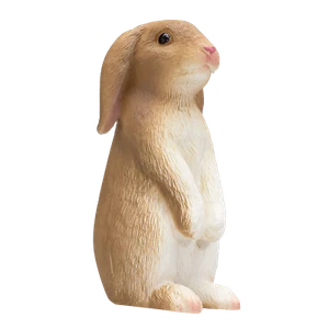 .Mojo RABBIT SITTING cute pet farm models toys plastic figures animals NEW - Foto 1 di 6