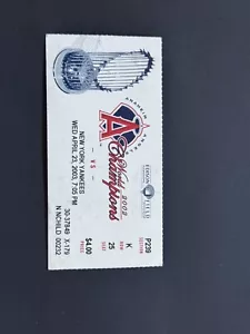 2003 New York Yankees vs Anaheim Angels April 23 Ticket Stub Clemens 297 Win - Picture 1 of 4