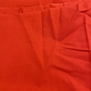 Cotton Fabric Red Orange Solid Sewing Quilting Craft Project 7/8 yard x 44" - Picture 1 of 3